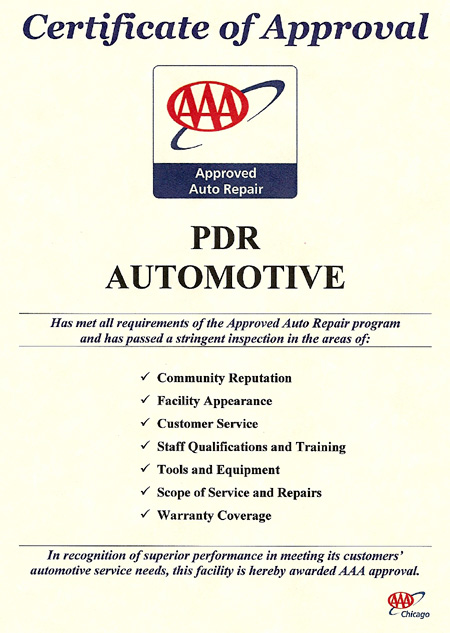Copy of AAA Certificate of Approval